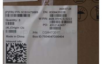 Lenovo 5CB1H79889 Tastatur inkl. Topcase ASM_RUS W 82R7 SG BL