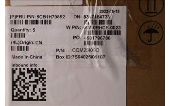 Lenovo 5CB1H79892 Tastatur inkl. Topcase ASM_ARA W 82R7 SG BL