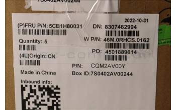 Lenovo 5CB1H80031 Tastatur inkl. Topcase ASM_BUL W 82R7 SB BL