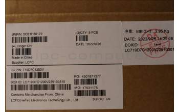 Lenovo 5CB1H80179 Tastatur inkl. Topcase ASM_UK L82TU BU_BK