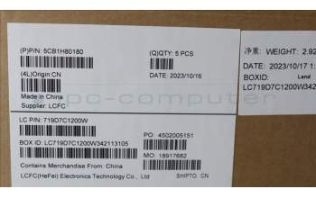 Lenovo 5CB1H80180 Tastatur inkl. Topcase ASM_UKR L82TU BU_BK