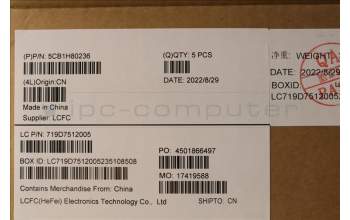 Lenovo 5CB1H80236 Tastatur inkl. Topcase ASM_RUS L82TV BU_BK_TEX