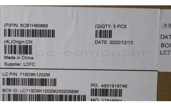 Lenovo 5CB1H80869 Tastatur inkl. Topcase ASM_HUN L82RL NFP AG U