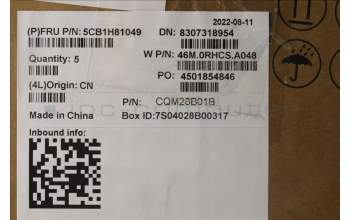 Lenovo 5CB1H81049 Tastatur inkl. Topcase ASM_ARA W 82R8 CG