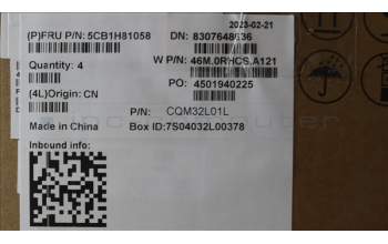 Lenovo 5CB1H81058 Tastatur inkl. Topcase ASM_SLV W 82R8 CG