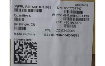 Lenovo 5CB1H81062 Tastatur inkl. Topcase ASM_BUL W 82R8 CG