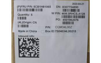 Lenovo 5CB1H81065 Tastatur inkl. Topcase ASM_UKR W 82R8 CG