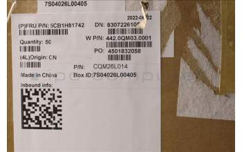 Lenovo 5CB1H81742 COVER FRU COVER Strip Cover ,Lynx2