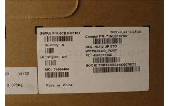 Lenovo 5CB1H82101 Tastatur inkl. TopcaseASM_POR C82SH StoBL