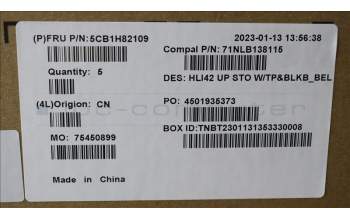 Lenovo 5CB1H82109 Tastatur inkl. TopcaseASM_BEL C82SH StoBL