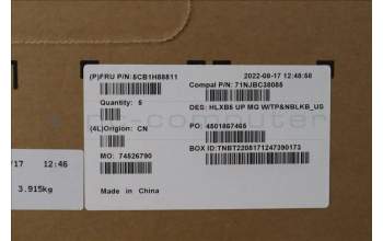 Lenovo 5CB1H88811 Tastatur inkl. Topcase ASM_ENG C21DL MGNBL