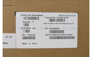 Lenovo 5CB1H88835 Tastatur inkl. Topcase ASM_SLV C21DL MGNBL