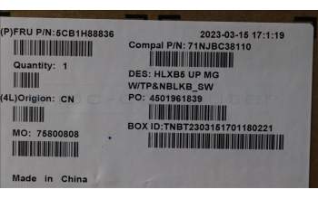 Lenovo 5CB1H88836 Tastatur inkl. Topcase schweiz C21DL MGNBL