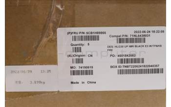 Lenovo 5CB1H89866 Tastatur inkl. TopcaseASM_FRA C82S9 E3 BLA