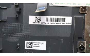 Lenovo 5CB1H89922 Tastatur inkl. TopcaseASM_UK C82S9RGB E3 BLA