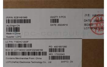 Lenovo 5CB1H91949 Tastatur inkl. Topcase ASM_ARA L82QD FPCG