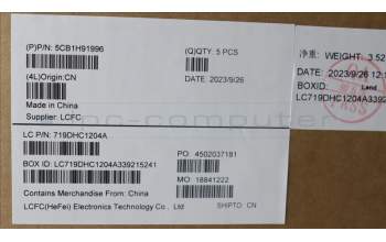 Lenovo 5CB1H91996 Tastatur inkl. Topcase deutsch L82QD FPCG