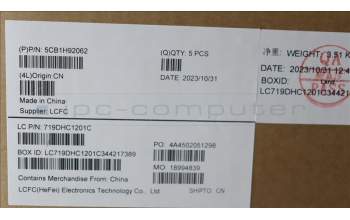 Lenovo 5CB1H92062 Tastatur inkl. Topcase ASM_HUN L82QD NFPAB