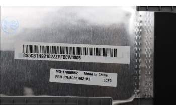Lenovo 5CB1H92102 Tastatur inkl. Topcase ASM_SLV L82QD NFPCG