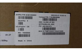 Lenovo 5CB1H92802 Tastatur inkl. Topcase ASM_GRE C21DK MGNBL