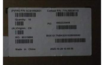 Lenovo 5CB1H92831 Tastatur inkl. Topcase ASM_UKR C21DK MGNBL