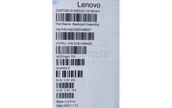 Lenovo 5CB1H95425 Tastatur inkl. Topcase spanisch H 82SK CLGY UMA