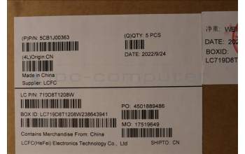 Lenovo 5CB1J00363 Tastatur inkl. Topcase ASM_RUSL82SFFP_CG_BL_ML