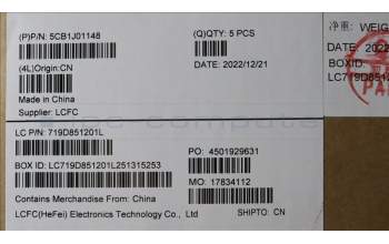 Lenovo 5CB1J01148 Tastatur inkl. TopcaseASM_FRA/ARAL82SFFPSGBL_ML