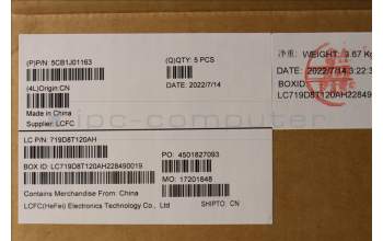 Lenovo 5CB1J01163 Tastatur inkl. Topcase ASM_SLVL82SFFP_SG_BL_ML