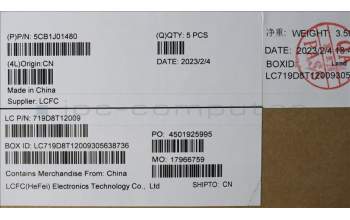 Lenovo 5CB1J01480 Tastatur inkl. Topcase schweizL82SFNF_SG_BL_PC