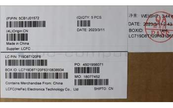 Lenovo 5CB1J01572 Tastatur inkl. Topcase spanisch L82SFNF_SG_NB_PC