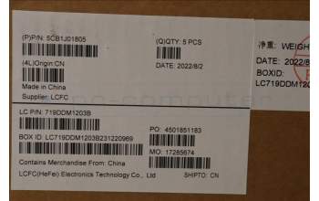 Lenovo 5CB1J01805 Tastatur inkl. Topcase deutsch L82QG FPAG