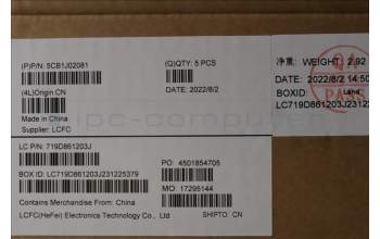 Lenovo 5CB1J02081 Tastatur inkl. Topcase ASM_UK L82QE FPSB