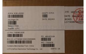 Lenovo 5CB1J02082 Tastatur inkl. Topcase ASM_EURO ENG L82QE FPSB