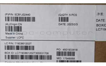 Lenovo 5CB1J02440 Tastatur inkl. Topcase ASM_POR L82QE NFPSB