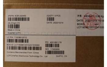 Lenovo 5CB1J02450 Tastatur inkl. Topcase ASM_ENG L82QE NFPSB