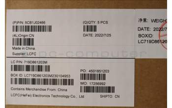 Lenovo 5CB1J02466 Tastatur inkl. Topcase ASM_HUN L82QE NFPSG