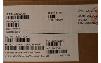 Lenovo 5CB1J04365 Tastatur inkl. Topcase ASM_POR L82TF WHOG