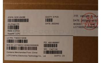 Lenovo 5CB1J04366 Tastatur inkl. Topcase ASM_RUS L82TF WHOG