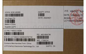 Lenovo 5CB1J04385 Tastatur inkl. Topcase ASM_FRA L82TF WHSG