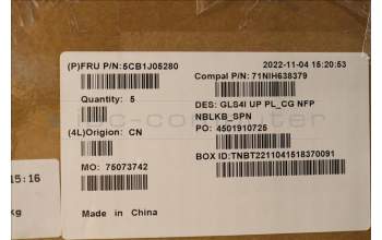 Lenovo 5CB1J05280 Tastatur inkl. TopcaseASM_SPA C82SD PLCG NFPNBL