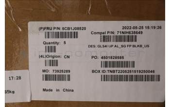 Lenovo 5CB1J08520 Tastatur inkl. TopcaseASM_ENG C82SD ALSG FPBL