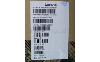 Lenovo 5CB1J08802 Tastatur inkl. Topcase ASM_POR H 82SN CLGY UMA