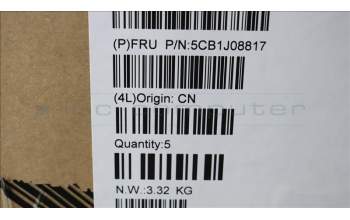 Lenovo 5CB1J08817 Tastatur inkl. Topcase ASM_CZE/SLKH82SNSTGYDIS