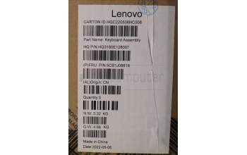 Lenovo 5CB1J08818 Tastatur inkl. Topcase ASM_ENG H 82SN STGY DIS
