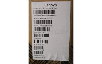 Lenovo 5CB1J08833 Tastatur inkl. Topcase ASM_NORDIC H82SNSTGYDIS