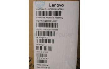 Lenovo 5CB1J08838 Tastatur inkl. Topcase schweiz H 82SN STGY DIS