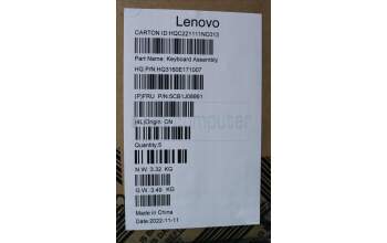 Lenovo 5CB1J08861 Tastatur inkl. Topcase ASM_ITA H 82SN STGY UMA