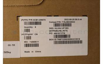 Lenovo 5CB1J09070 Tastatur inkl. Topcase ASM_EURO ENG C21DH MGBL