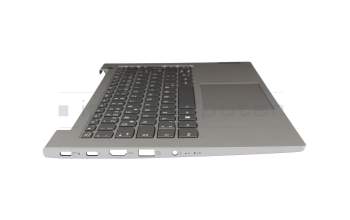 5CB1J09087 Original Lenovo Tastatur inkl. Topcase DE (deutsch) anthrazit/silber mit Backlight